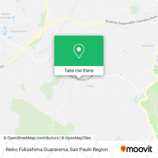 Reiko Fukushima Guararema map