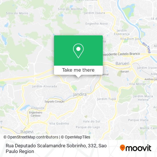Rua Deputado Scalamandre Sobrinho, 332 map