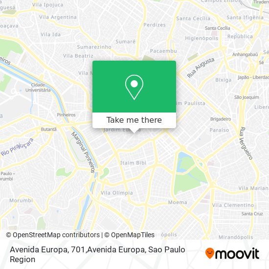 Mapa Avenida Europa, 701,Avenida Europa