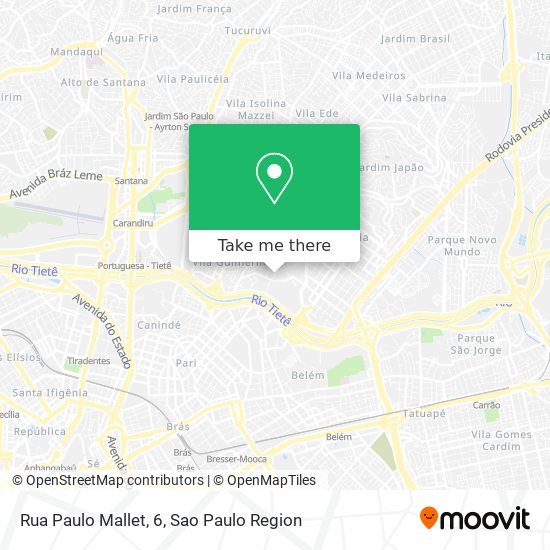 Rua Paulo Mallet, 6 map
