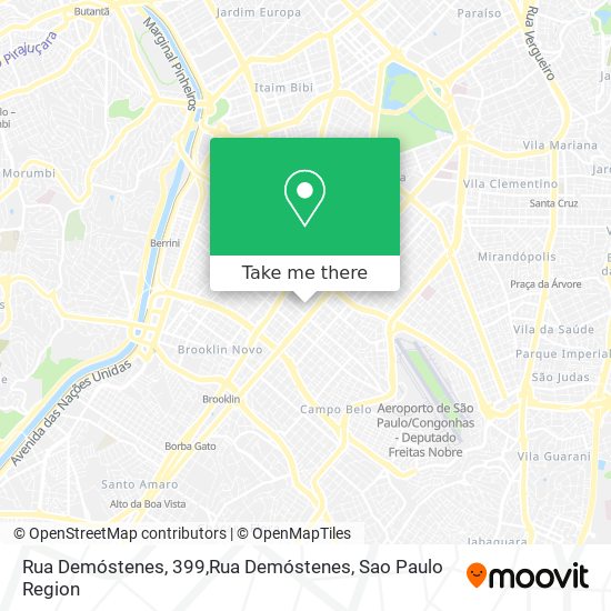 Rua Demóstenes, 399,Rua Demóstenes map