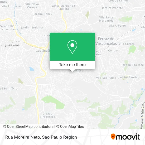 Rua Moreira Neto map