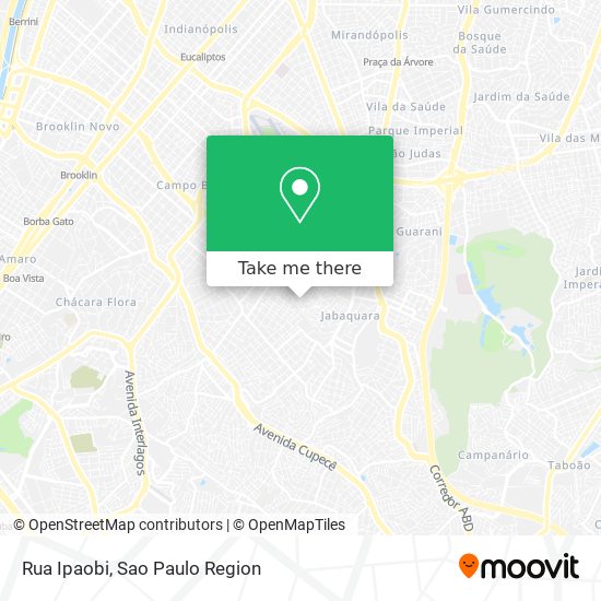 Mapa Rua Ipaobi