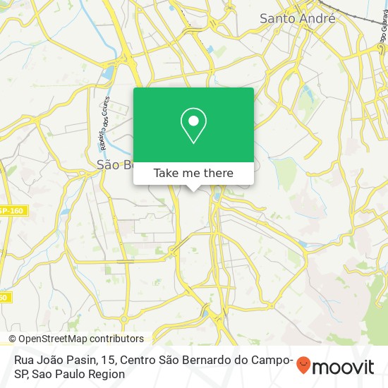 Rua João Pasin, 15, Centro São Bernardo do Campo-SP map