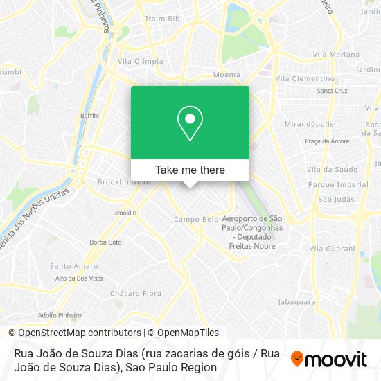 Mapa Rua João de Souza Dias (rua zacarias de góis / Rua João de Souza Dias)