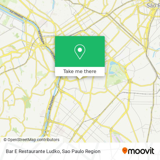 Bar E Restaurante Ludko map