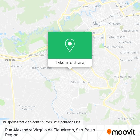 Rua Alexandre Virgílio de Figueiredo map