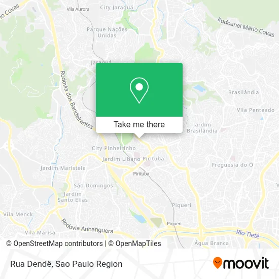 Rua Dendê map