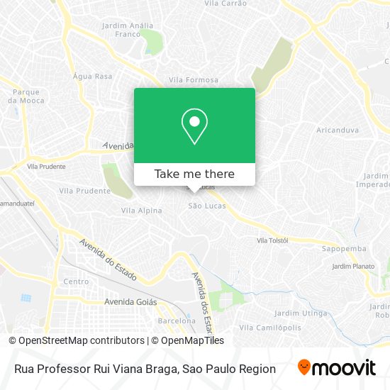 Rua Professor Rui Viana Braga map