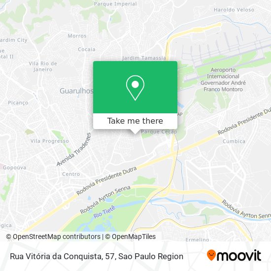 Rua Vitória da Conquista, 57 map
