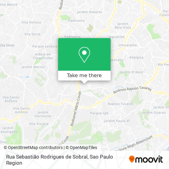 Rua Sebastião Rodrigues de Sobral map