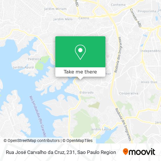 Mapa Rua José Carvalho da Cruz, 231