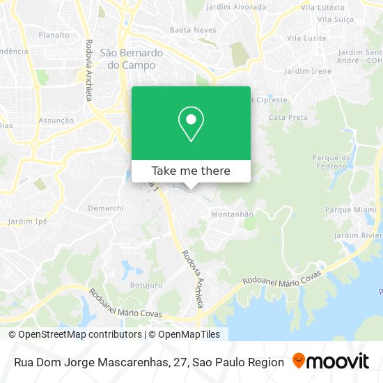 Mapa Rua Dom Jorge Mascarenhas, 27