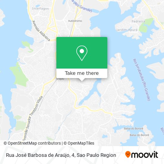 Mapa Rua José Barbosa de Araújo, 4