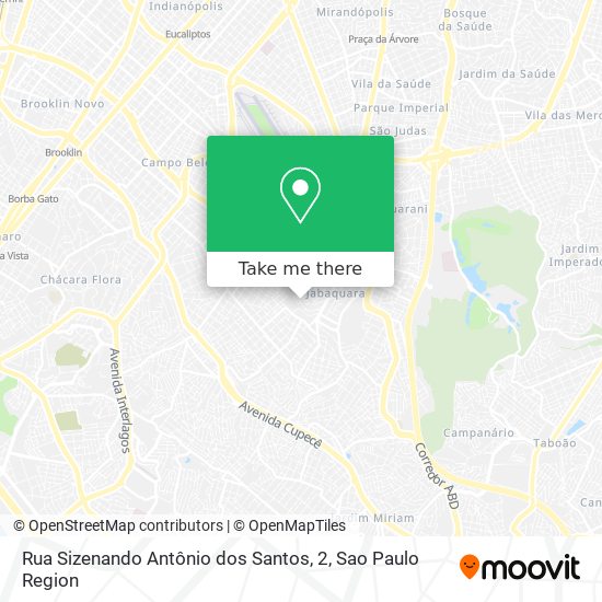 Mapa Rua Sizenando Antônio dos Santos, 2