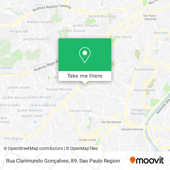 Rua Clarimundo Gonçalves, 89 map