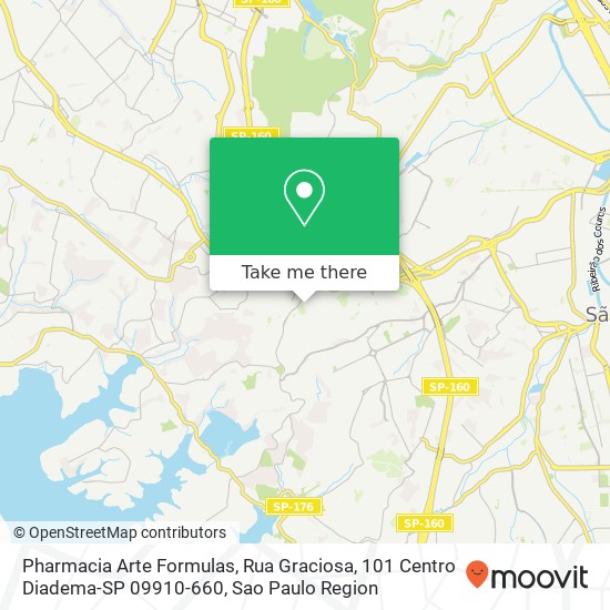 Pharmacia Arte Formulas, Rua Graciosa, 101 Centro Diadema-SP 09910-660 map