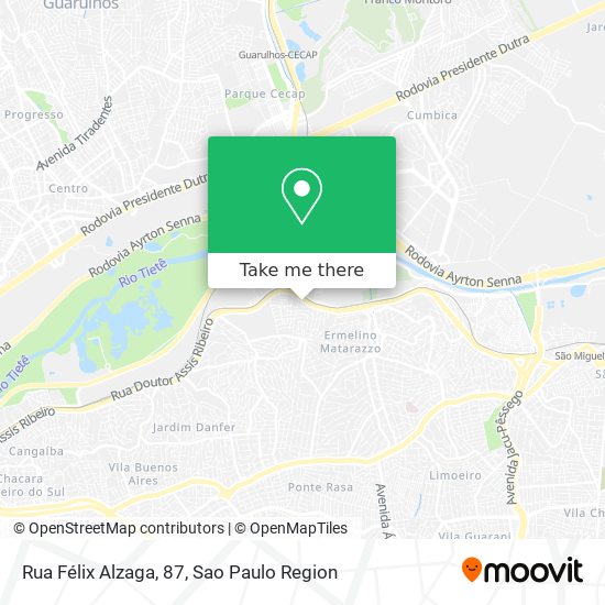 Rua Félix Alzaga, 87 map