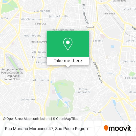 Mapa Rua Mariano Marciano, 47