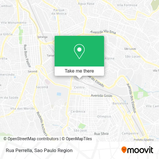 Rua Perrella map