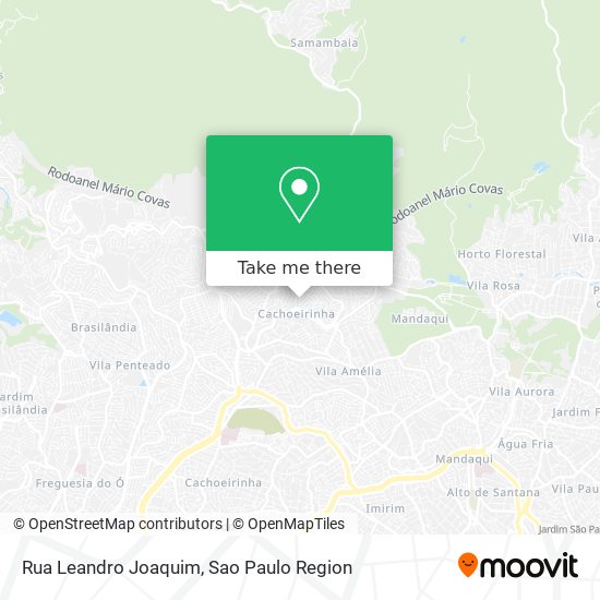 Mapa Rua Leandro Joaquim