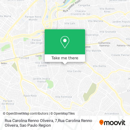 Mapa Rua Carolina Renno Oliveira, 7,Rua Carolina Renno Oliveira