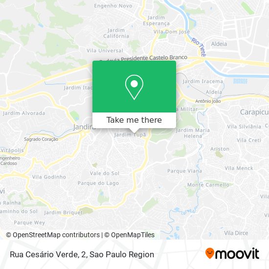 Rua Cesário Verde, 2 map