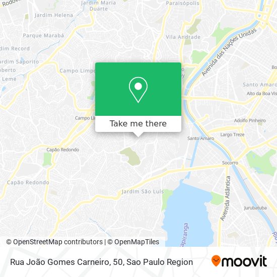 Mapa Rua João Gomes Carneiro, 50