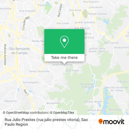 Rua Julio Prestes (rua julio prestes vitoria) map