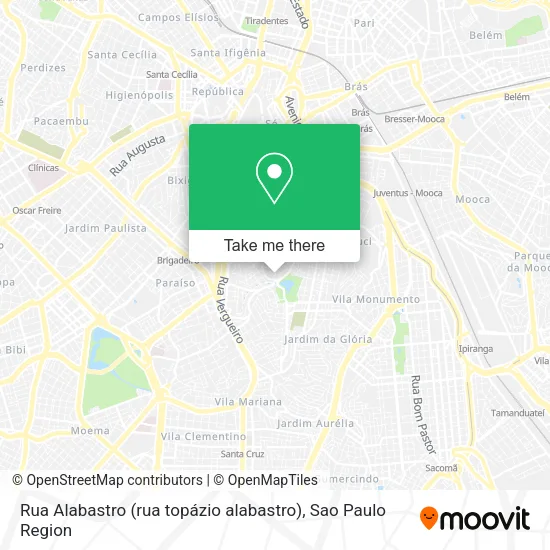Rua Alabastro (rua topázio alabastro) map