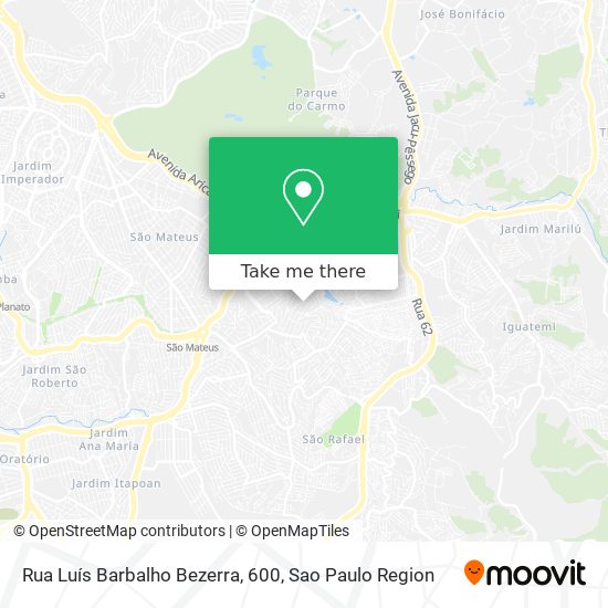 Rua Luís Barbalho Bezerra, 600 map
