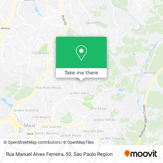 Rua Manuel Alves Ferreira, 50 map