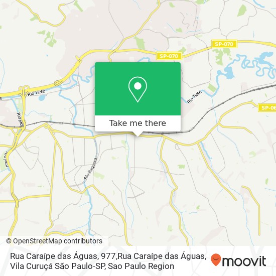 Rua Caraípe das Águas, 977,Rua Caraípe das Águas, Vila Curuçá São Paulo-SP map