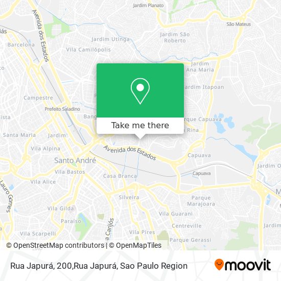 Rua Japurá, 200,Rua Japurá map