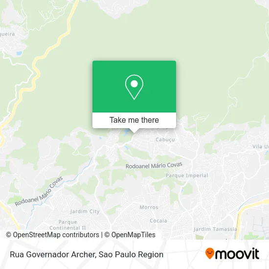 Rua Governador Archer map