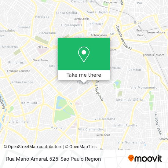 Rua Mário Amaral, 525 map