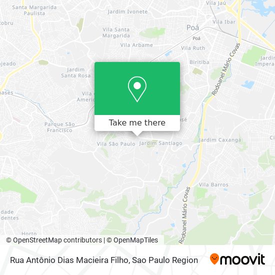 Rua Antônio Dias Macieira Filho map