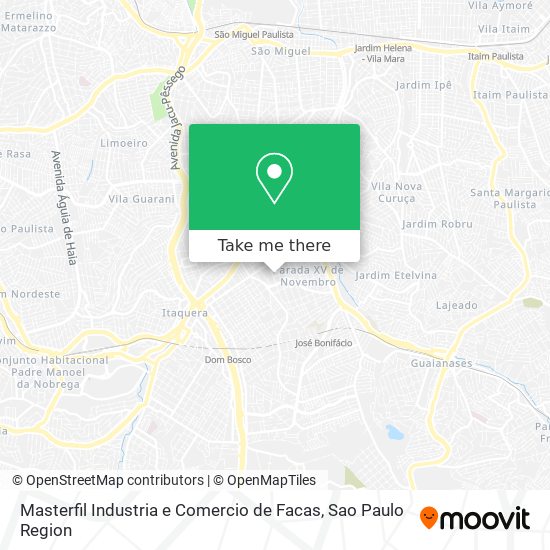 Masterfil Industria e Comercio de Facas map