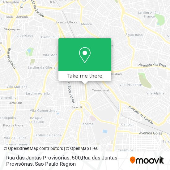 Rua das Juntas Provisórias, 500,Rua das Juntas Provisórias map