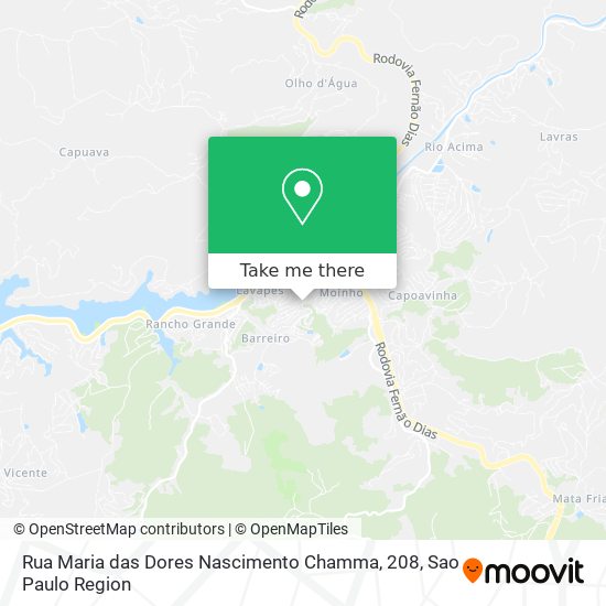 Rua Maria das Dores Nascimento Chamma, 208 map