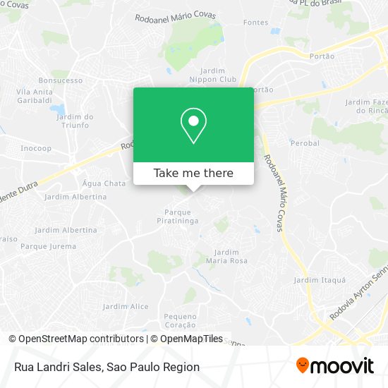 Rua Landri Sales map