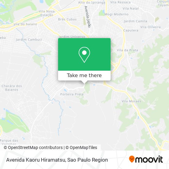 Mapa Avenida Kaoru Hiramatsu