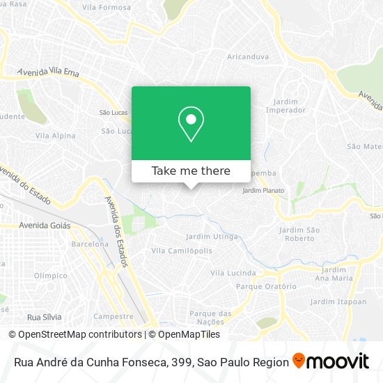 Mapa Rua André da Cunha Fonseca, 399