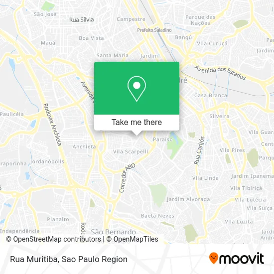 Rua Muritiba map