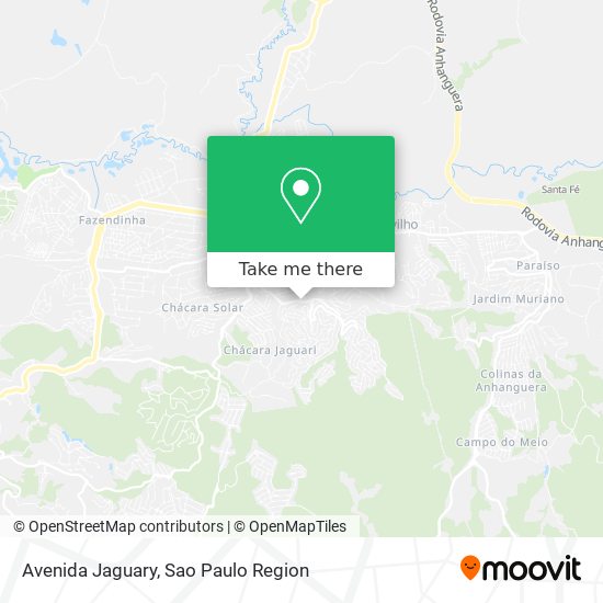 Mapa Avenida Jaguary