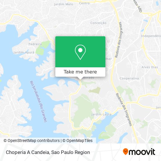 Choperia A Candeia map