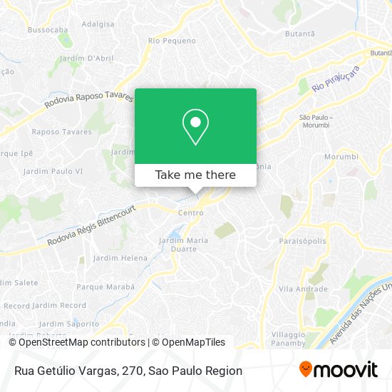 Rua Getúlio Vargas, 270 map