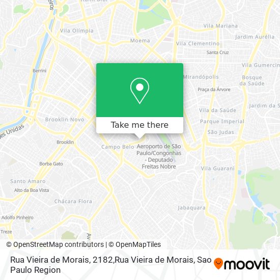 Rua Vieira de Morais, 2182,Rua Vieira de Morais map