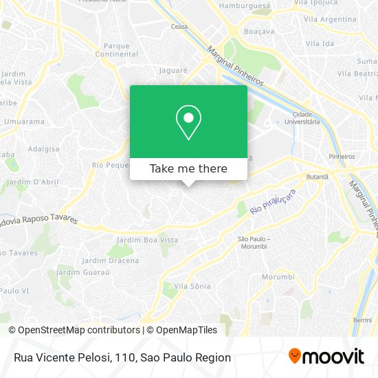 Rua Vicente Pelosi, 110 map