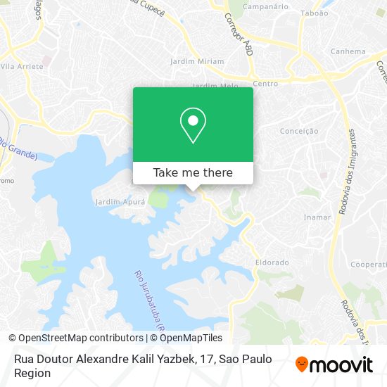 Mapa Rua Doutor Alexandre Kalil Yazbek, 17